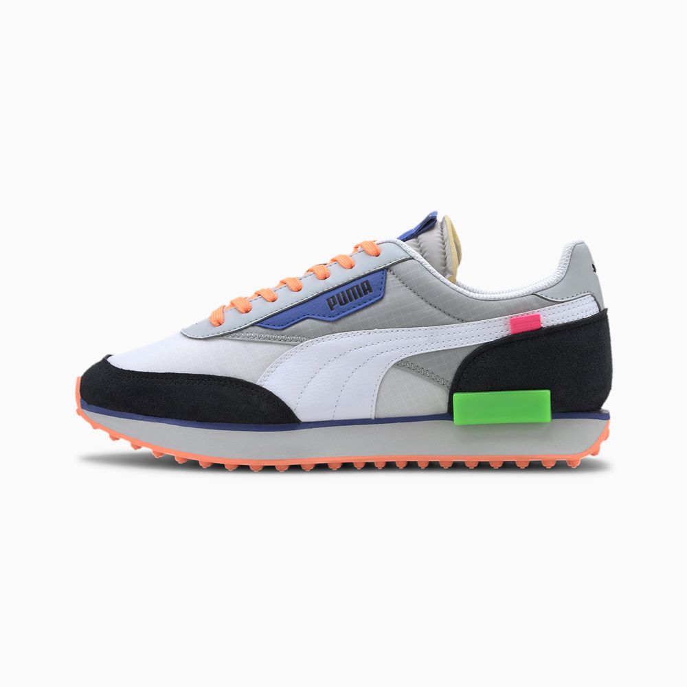 Puma Future Rider Play On Férfi Sportcipő - Fehér/Fekete ( Hungary - GQWKY4815 )